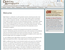 Tablet Screenshot of digitalantiquity.org